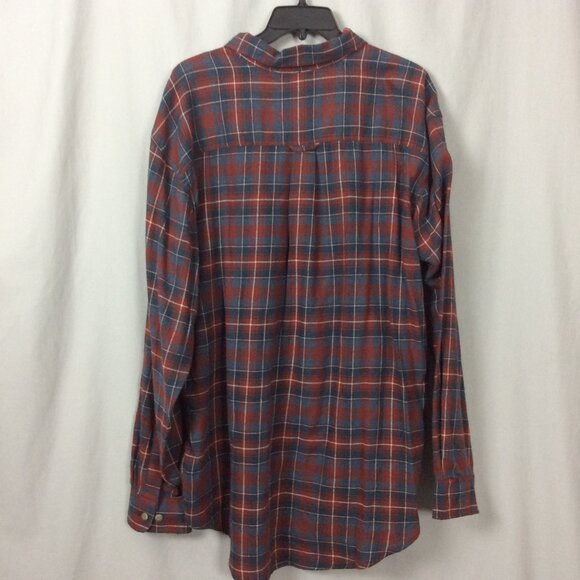 NWT Wolverine Flannel Button Down Shirt Red Plaid Cabincore Lumberjack XL - Picture 2 of 6